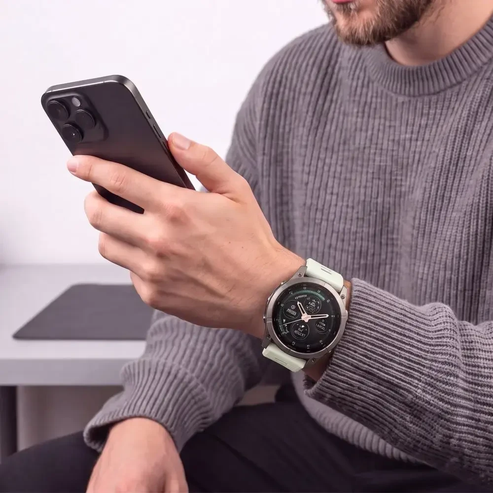 TECH-PROTECT SILIKONINIS GARMIN FENIX 5 / 6 / 6 PRO / 7 / 8 / 8 PRO / E / 9 / 9 PRO (47 MM) AKMENS PILKOS