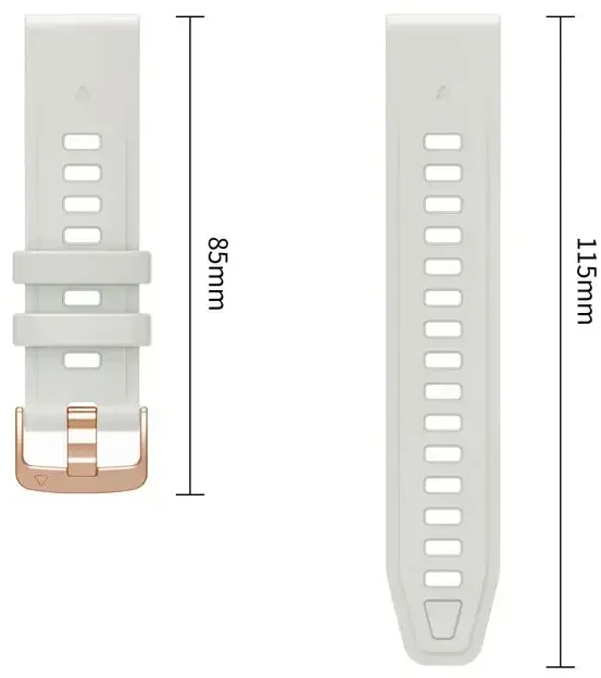 TECH-PROTECT SILIKONINIS GARMIN FENIX 5S / 5S PLUS / 6S / 6S PRO / 7S / 8 / 9 / 9 PRO (43 MM) PILKO RŪKO SPALVOS