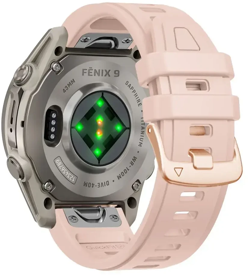 TECH-PROTECT Silikoninis GARMIN FENIX 5S / 5S PLUS / 6S / 6S PRO / 7S / 8 / 9 / 9 PRO (43 MM) miltelių rožinės spalvos