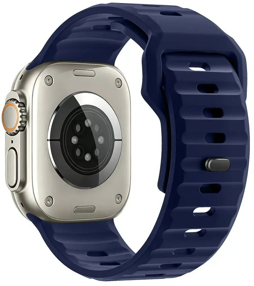 Tech-Protect SILICONE LINE WATCH 8 / 9 / 10 / 11 / 12 / SE / ULTRA (44 / 45 / 46 / 49 MM) ATLANTIC Mėlynas