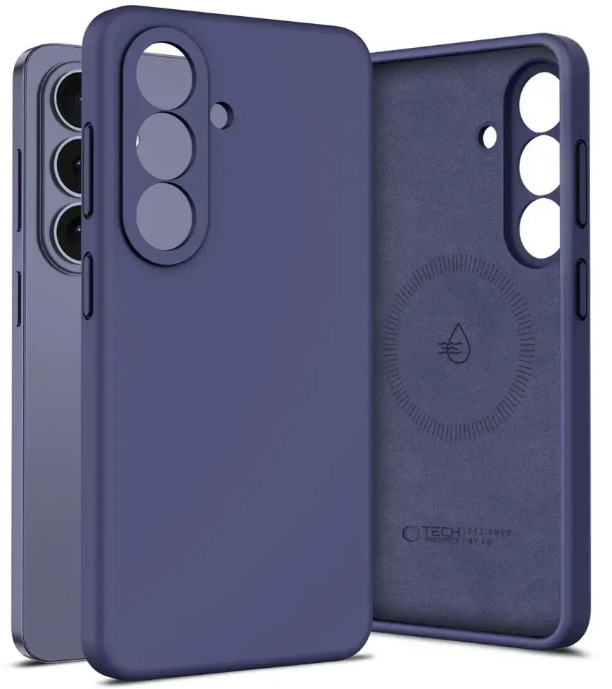 Dėklas Tech-Protect SILICONE MagSafe Samsung Galaxy S26 KOBALTO VIOLETINIS
