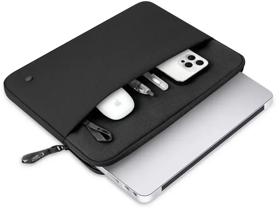 Tech-Protect Sleeve Nešiojamas kompiuteris Bag 15-16 - Juodas