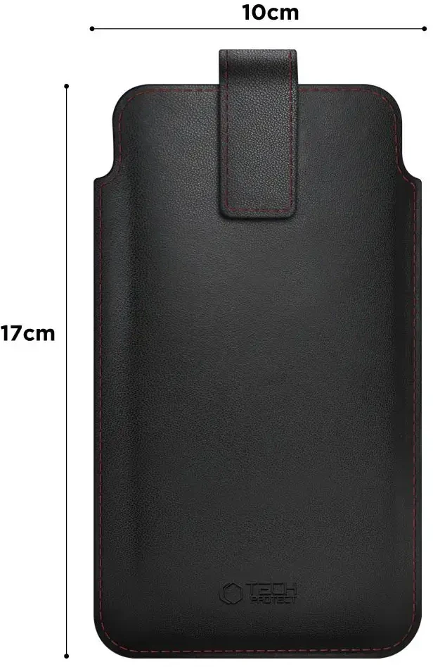 „Tech-Protect SM65“ dėklas 6,0–6,9 colių įstrižainės ekranams – juodas ir raudonas