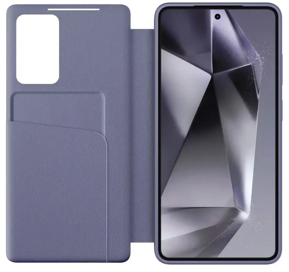 Dėklas Tech-Protect Smart Wallet Samsung Galaxy A57 5G violetinės spalvos