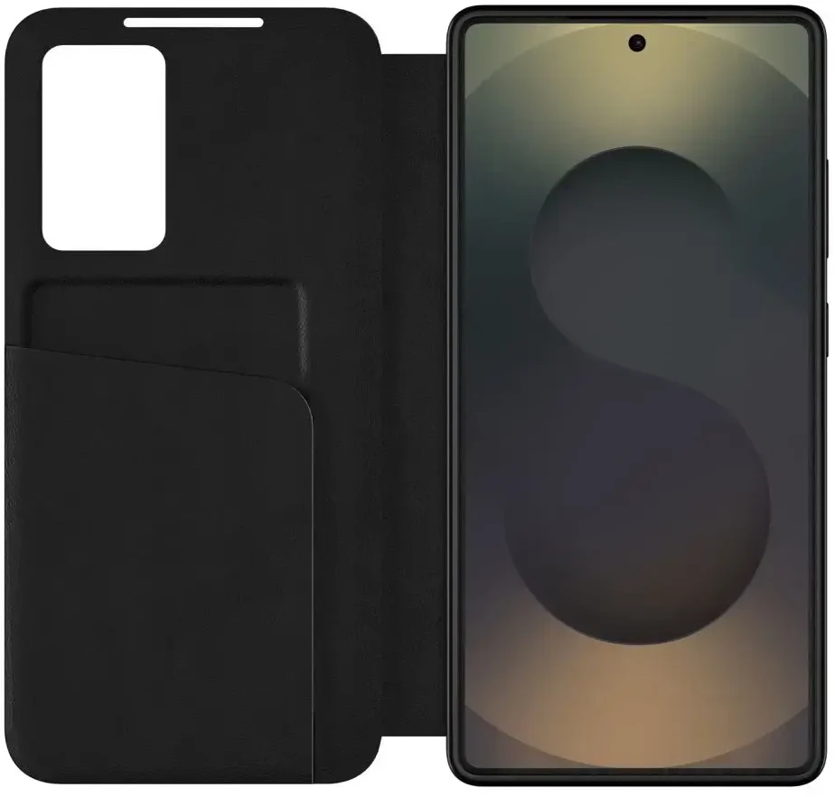 Dėklas Tech-Protect Smart Wallet Samsung Galaxy A57 5G matinės juodos spalvos