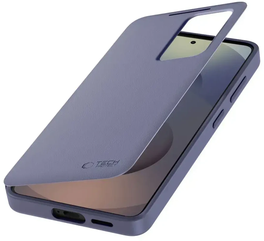 Dėklas Tech-Protect Smart Wallet Samsung Galaxy A57 5G violetinės spalvos