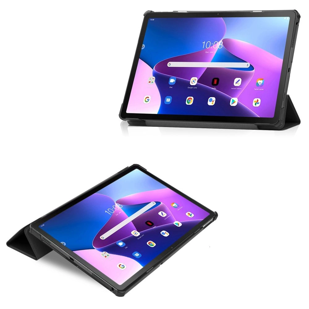 Tech-Protect SmartCase Lenovo Tab M10 Plus ((3-osios kartos).) 10.6" TB-125 / TB-128 - dėklas planšetiniam kompiuteriui juodos spalvos