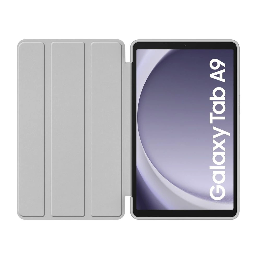 Dėklas Tech-Protect SmartCase, skirtas Samsung Galaxy Tab A9 8.7" X110 / X115, Pilkos spalvos