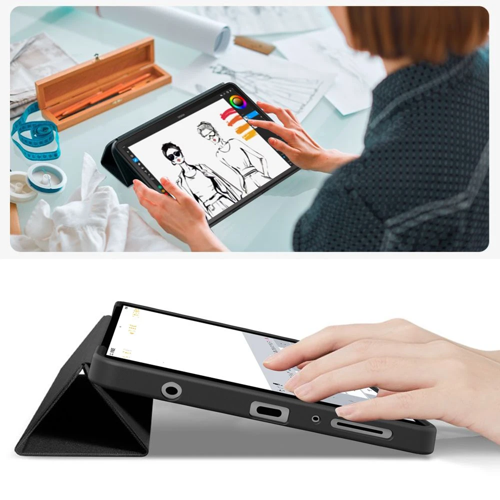 „Tech-Protect SC“ skirtas „Galaxy TAB A9 / A11 8.7 X110 / X115 / X133 / X135“ (juodas)