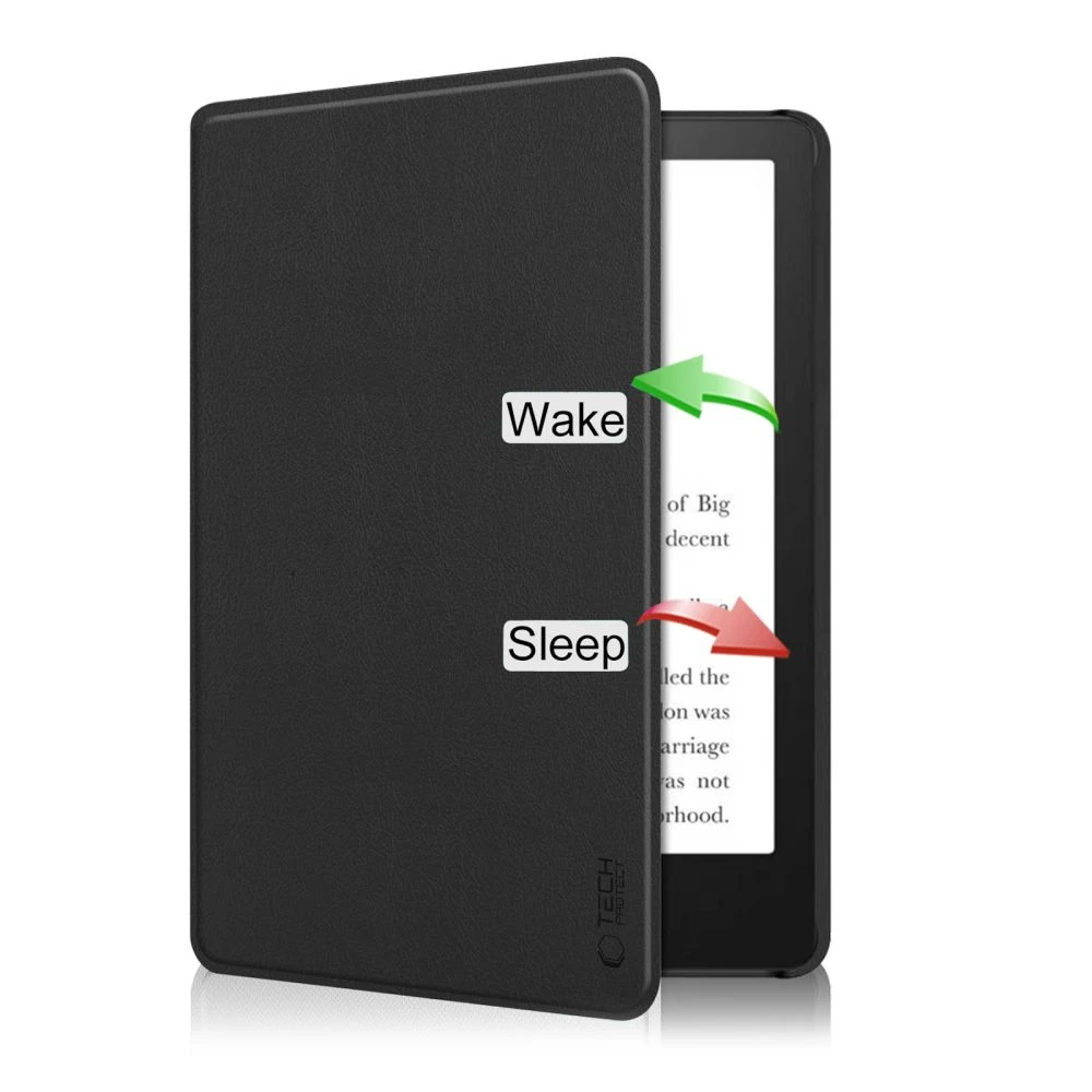 Dėklas KINDLE PAPERWHITE VI / 6 / COLORSOFT / SIGNATURE EDITION Tech-Protect SmartDėklas juodas
