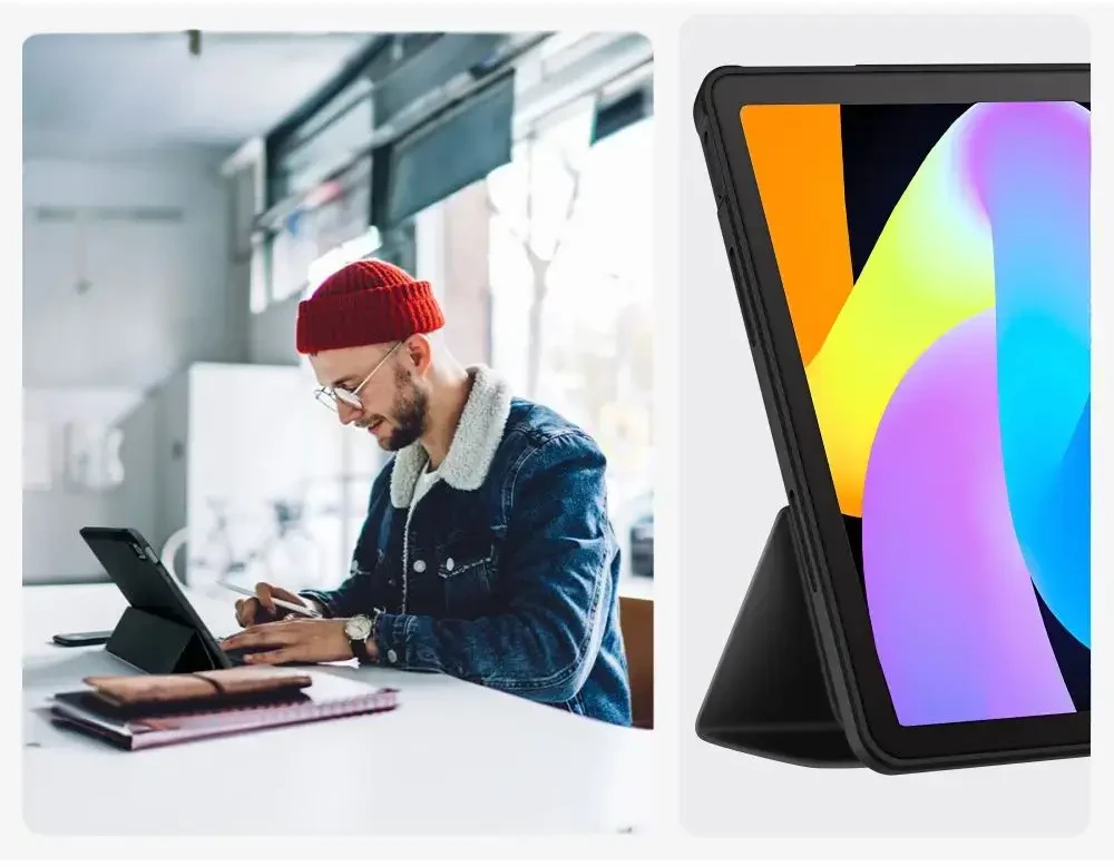 TECH-PROTECT SMARTCASE LENOVO IDEA TAB 11.0 TB-336 Juodas