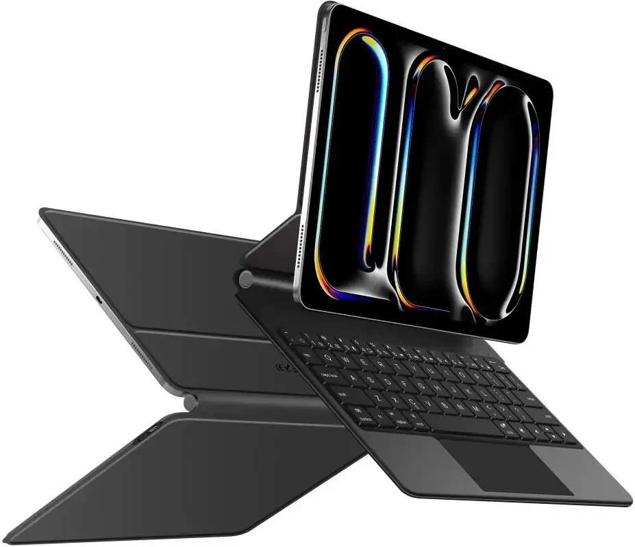 „Tech-Protect SmartCase Magnetic“, skirtas „iPad Pro 11“ 5/6 2024–2025 m. – Juodas