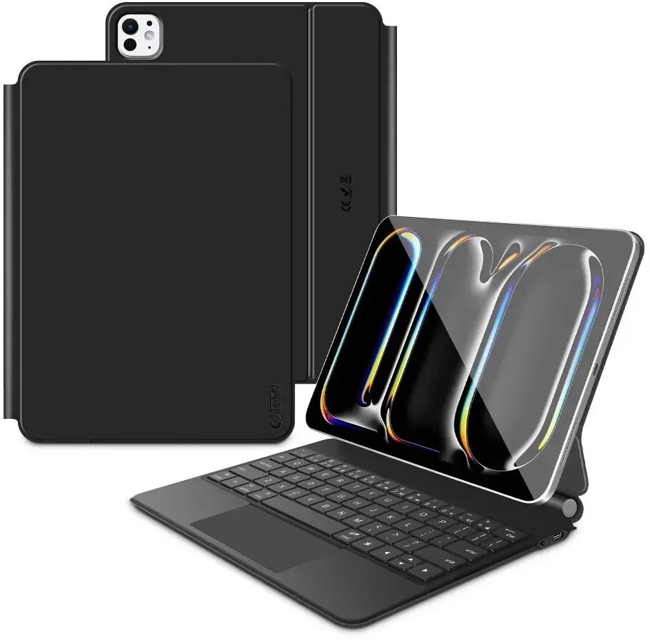„Tech-Protect SmartCase Magnetic“, skirtas „iPad Pro 11“ 5/6 2024–2025 m. – Juodas