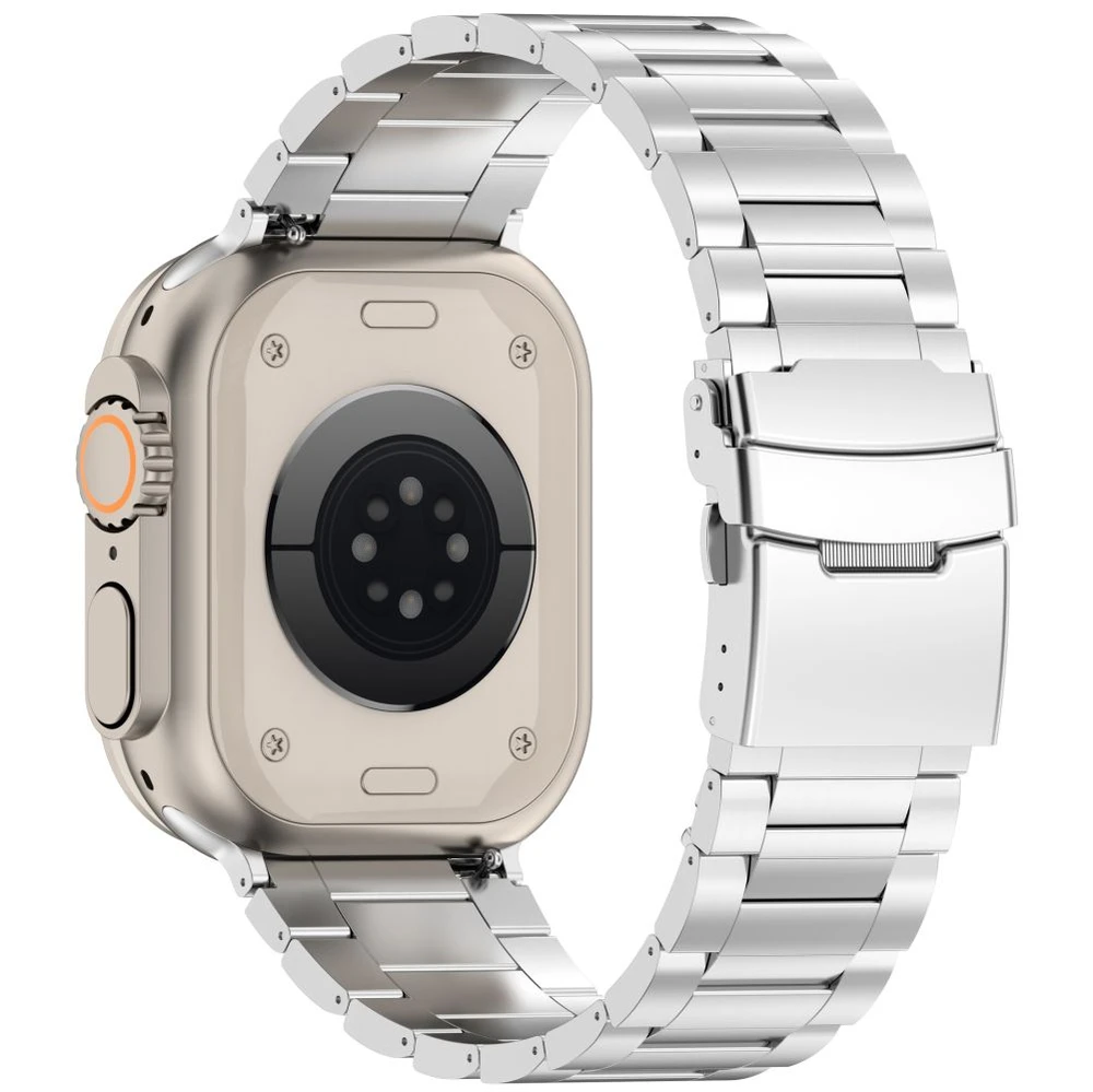 Apyrankė Apple Watch 4 / 5 / 6 / 7 / 8 / 9 / SE / Ultra 1 / 2 (42 / 44 / 45 / 49 mm) Tech-Protect Stainless Pro sidabrinės spalvos