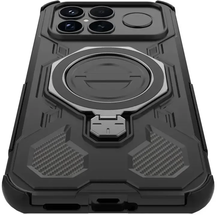 Dėklas Tech-Protect TacticStand MagSafe Xiaomi POCO F8 Ultra Matte juodos spalvos