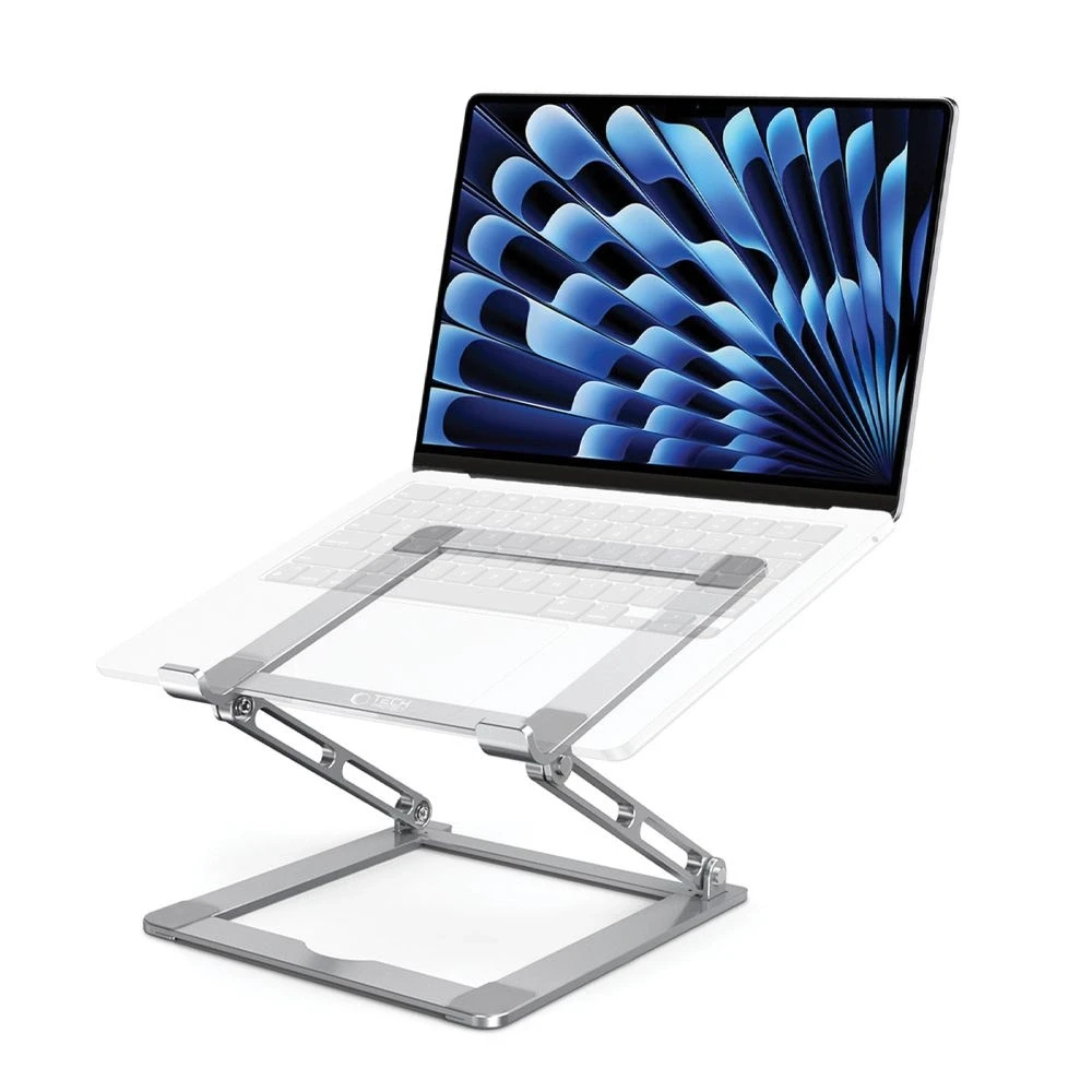 Tech-Protect ULS400 universalus extendable stovas nešiojamiems kompiuteriams iki 17″ – pilkos spalvos
