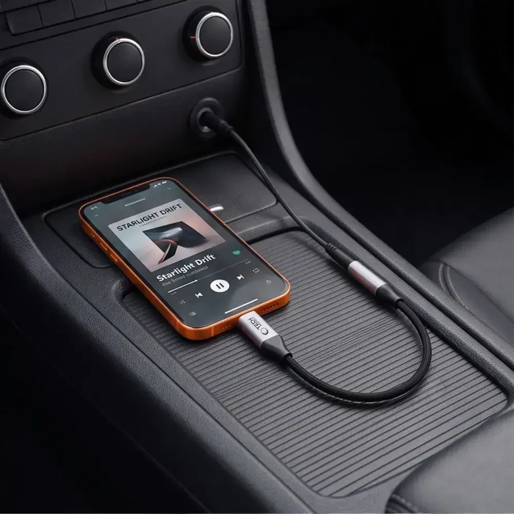 TECH-PROTECT ULTRABOOST ADAPTERIS USB-C Į MINI JACK 3.5MM DAC IRON Pilkas