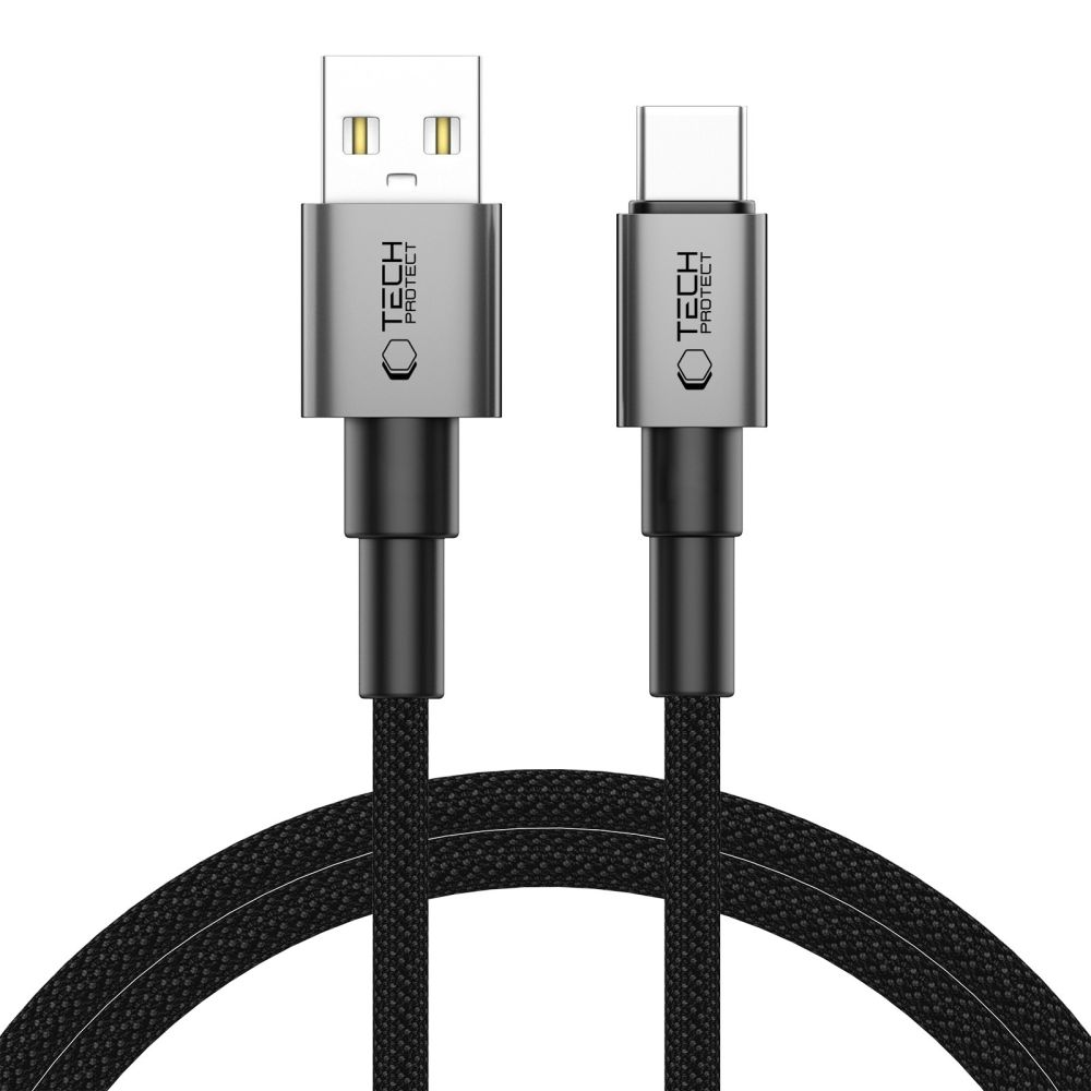 TECH-PROTECT ULTRABOOST DNA TYPE-C CABLE 15W/3A 100CM IRON Pilkas