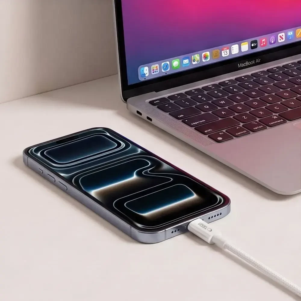 TECH-PROTECT ULTRABOOST LITE USB-C kabelis PD 60W / 3A 300 cm baltas
