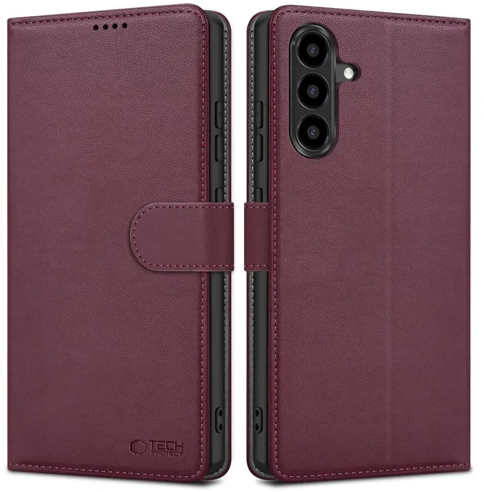 Dėklas Tech-Protect Wallet Samsung Galaxy A27 5G ŠILKMEDŽIO SPALVOS