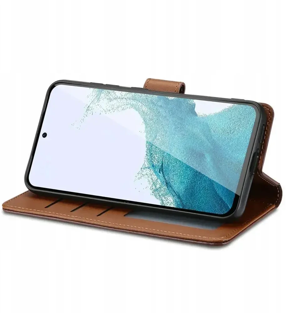 Tech-Protect Wallet Samsung Galaxy S25 – dėklas telefonui juodos spalvos