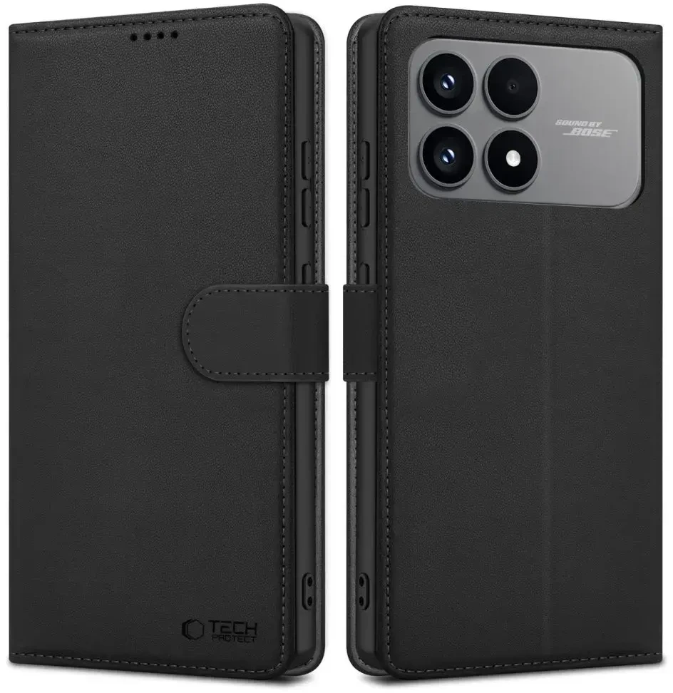 Tech-Protect dėklas telefonui Xiaomi Poco F8 Pro juodos spalvos