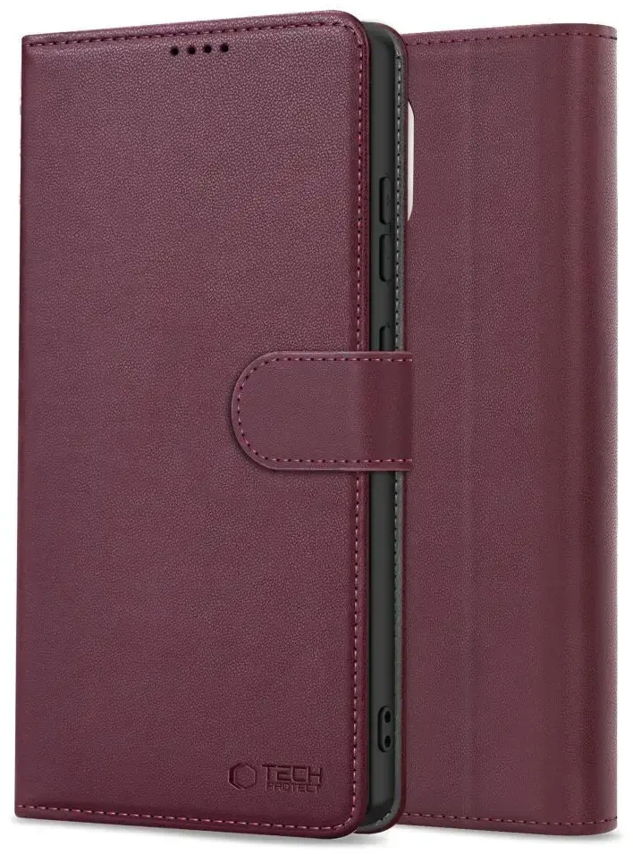 Dėklas „Tech-Protect“ piniginė „Xiaomi Redmi Note 15 Pro 5G“ su „Mulberry“