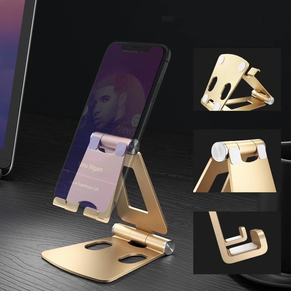 Stovas telefonui arba planšetiniam kompiuteriui Tech-Protect Z16 sidabro spalvos