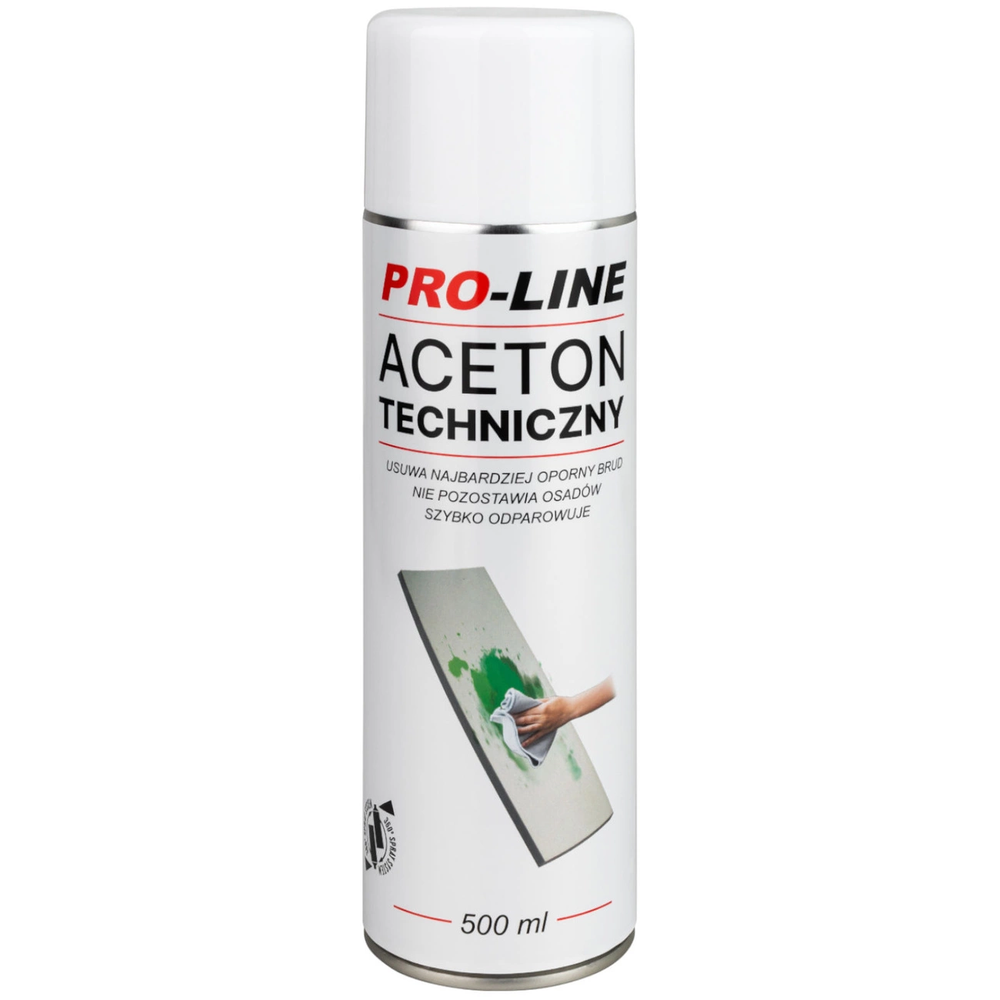 Techninis acetonas 100% purškiamas PRO-LINE purškiklis 500ml