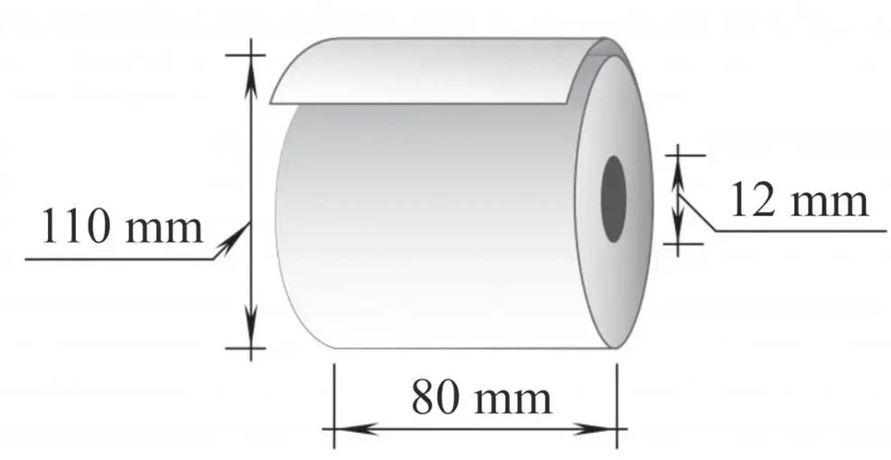 Technoinform terminio popieriaus ritinėlis 80x110mm, 110m, 55g., 2 vnt./pak.