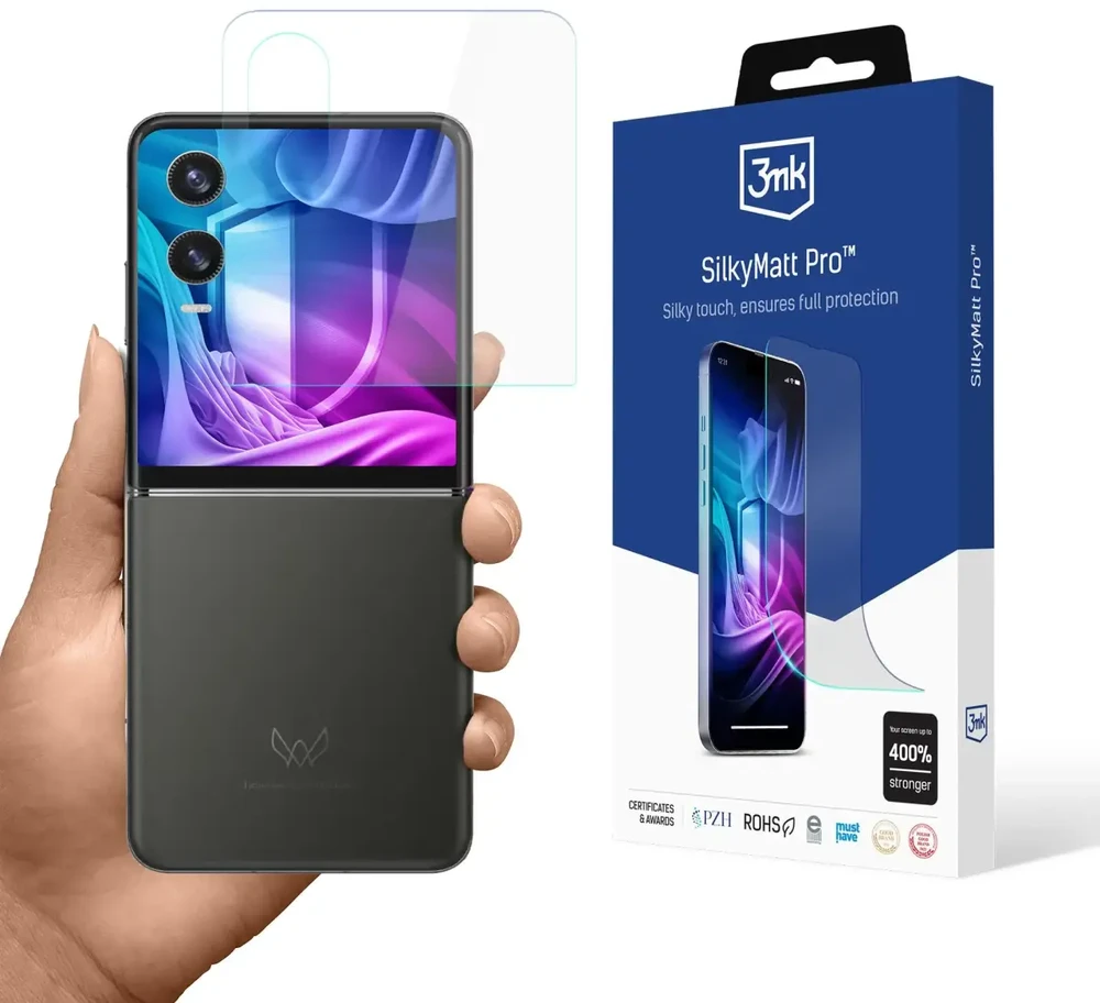 3Mk Protection Tecno Phantom V Flip2 (priekyje) – 3mk Silky Matt Pro