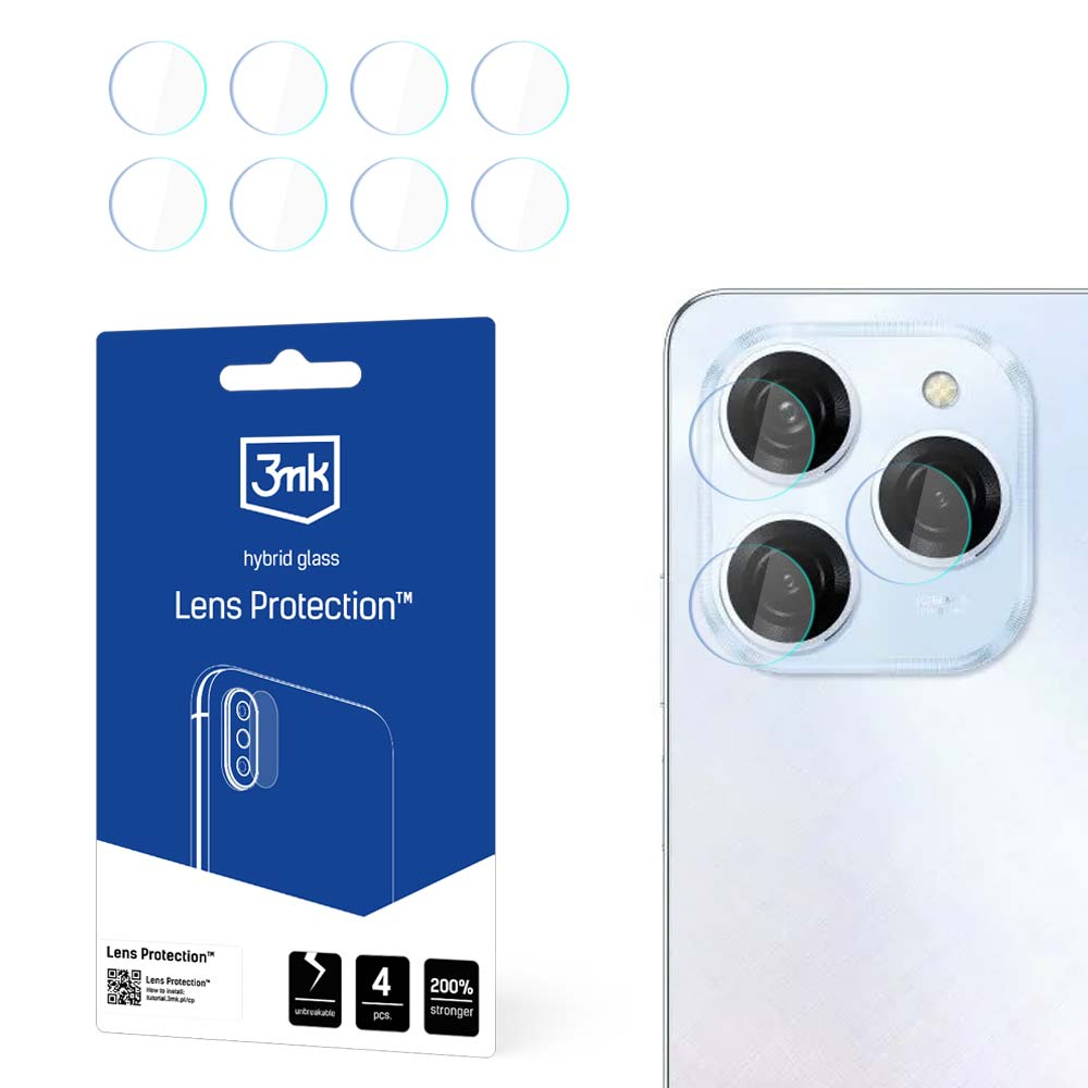 3mk Lens Protection™ hibridinis fotoaparato stiklas Tecno Spark 20 Pro