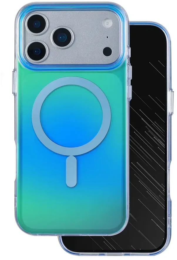 Telforceone „Tecto Shield Aurora“ dėklas, skirtas „iPhone 17 Pro Max 6,9“ / „18 Pro Max 6,9“; mėlynas