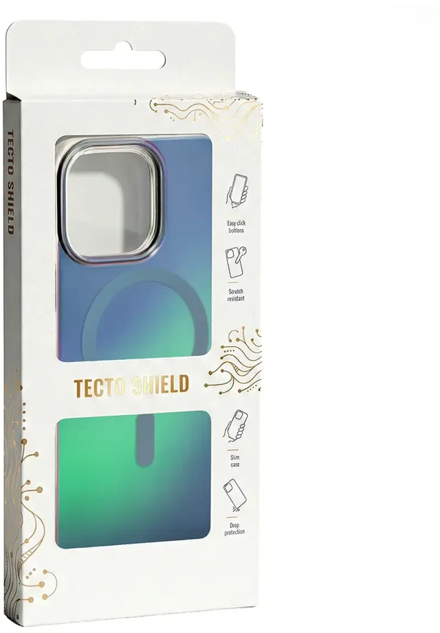 Telforceone „Tecto Shield Aurora“ dėklas, skirtas „iPhone 17 Pro Max 6,9“ / „18 Pro Max 6,9“; mėlynas