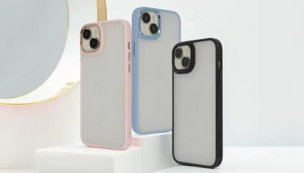 Tecto Shield Telforceone Satin Elegant Matt iPhone 16 Plus dėklas, juodas