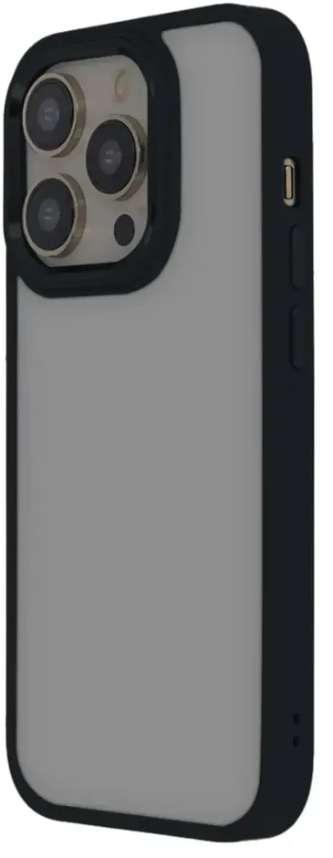 Tecto Shield Telforceone Satin Elegant Matt iPhone 16 Plus dėklas, juodas