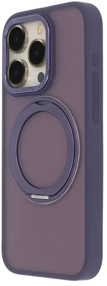 Dėklas Tecto Shield VMAX Nakładka Secure Spinning Mag do iPhone 15 6,1" violetinė