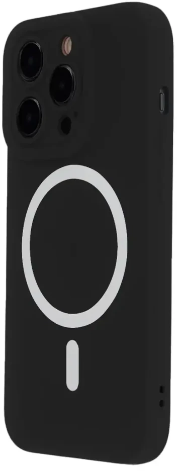 Tecto Shield „Telforceone“ silikoninis minkštas dėklas, skirtas „iPhone 15 Plus 6,7“ juodas