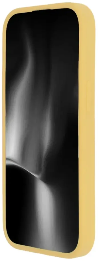 Tecto Shield „Soft Touch“ Mag dėklas, skirtas iPhone 15 Pro 6,1", pastelinės geltonos spalvos