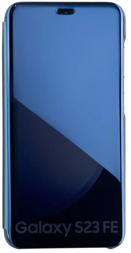 Tecto Shield „Fold Mirror View“ dėklas, skirtas „Samsung Galaxy S23 FE“, mėlynas