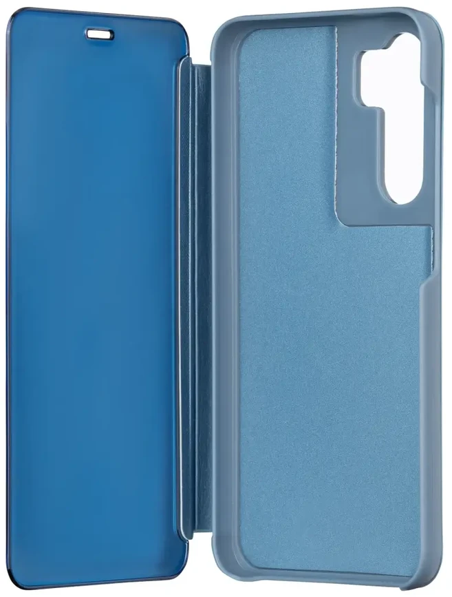 Tecto Shield „Fold Mirror View“ dėklas, skirtas „Samsung Galaxy S23 FE“, mėlynas
