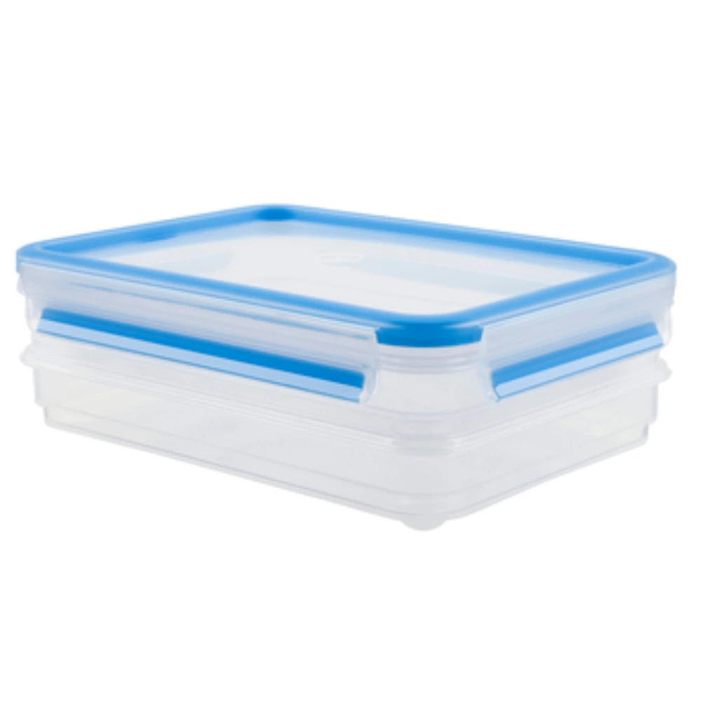 Tefal K30288 indas maistui laikyti „Box“ Stačiakampio formos 0,6 L Mėlyna, Permatomas 2 vnt