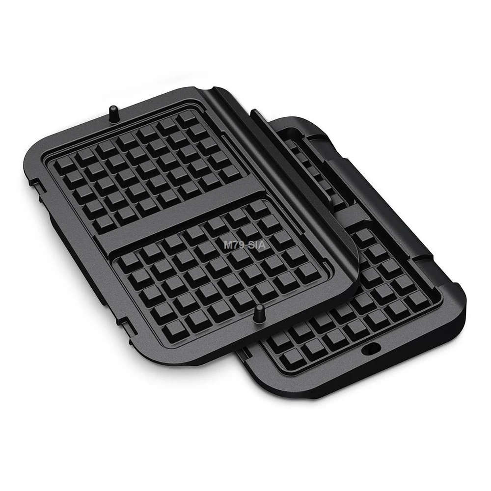 Virtuvinės svarstyklės TEFAL OptiGrill Užkandžių ir kepimo reikmenys | XA730810 | Kepinių skaičius 1 | Vaflis | Juodas
