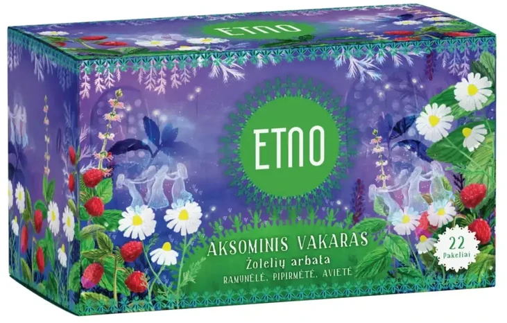 Žolelių arbata ETNO AKSOMINIS VAKARAS, 22 x 1,5 g