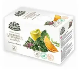 Arbata ŽOLYNĖLIS, su mėtomis ir citrusiniais vaisiais, 20 x 2,5 g