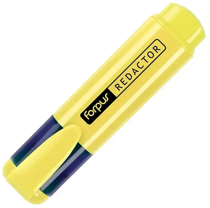 Teksto žymeklis Forpus Redactor, 2-5 mm, geltonas 1212-001