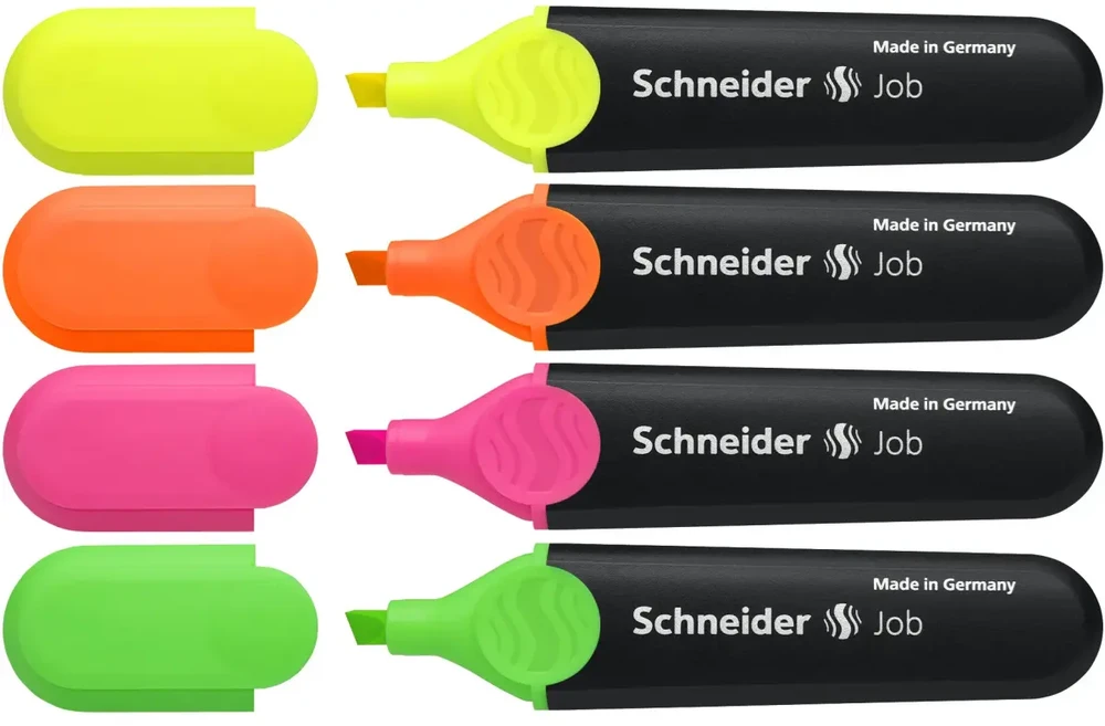 Schneder Schneider Teksto žymeklių Job rinkinys 4vnt
