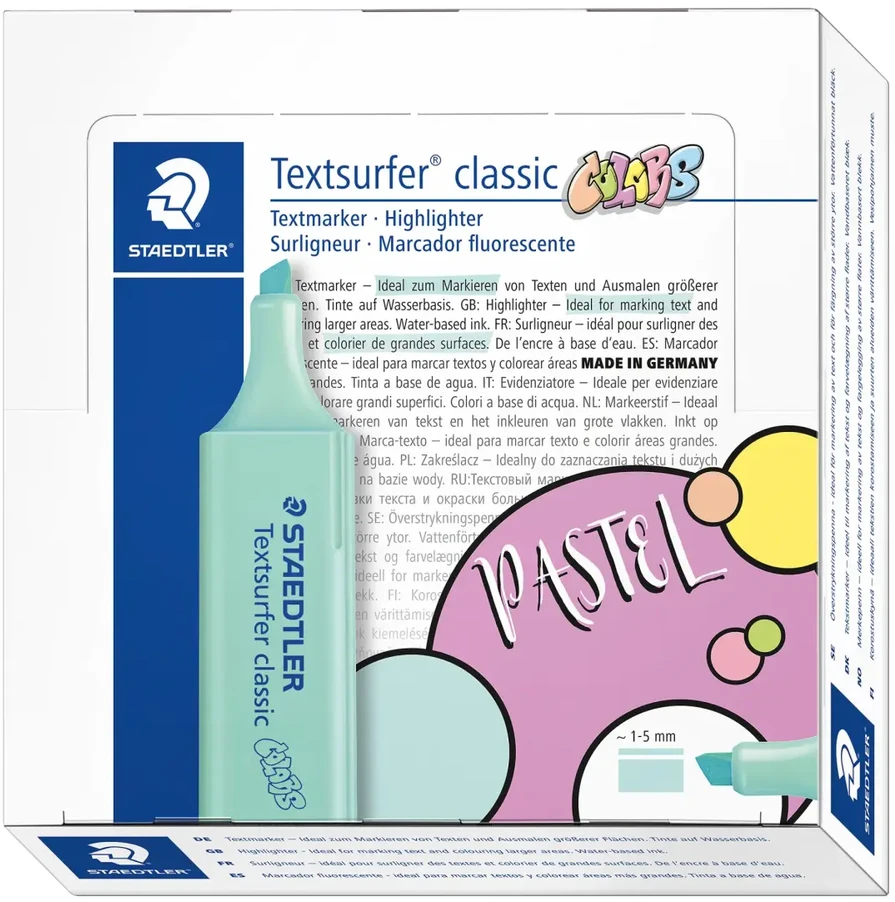Teksto žymeklis STAEDTLER TEXTSURFER 364, mėtinės sp.