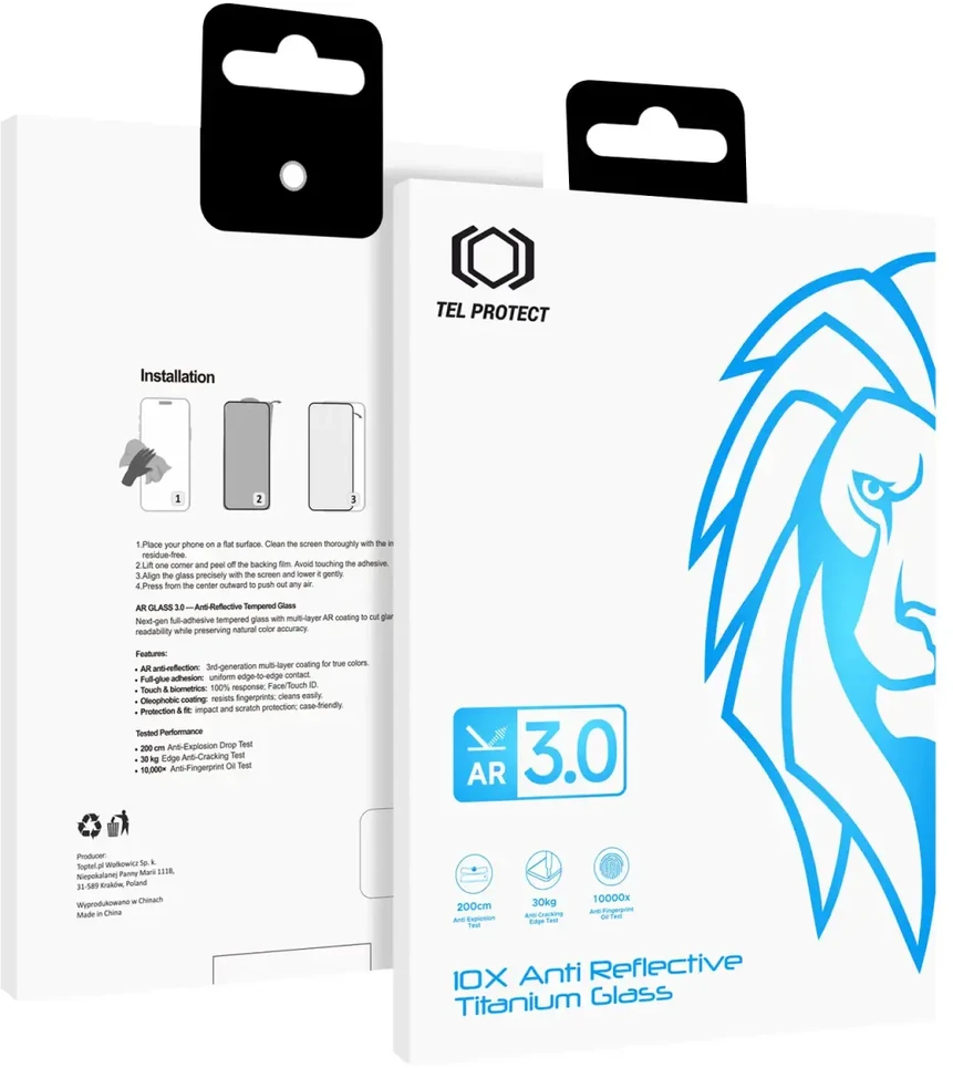 Apsauginis stiklas Tel Protect 10X AR 3.0 AntiReflective Titanium Samsung Galaxy S26 Ultra