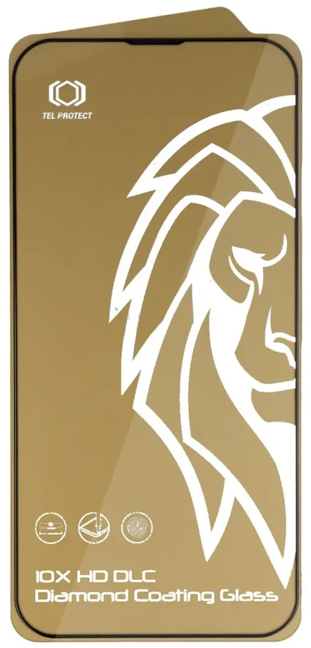 Apsauginis stiklas Tel Protect 10X HD DLC Diamond Coating skirtas Apple iPhone 16E/14/13 Pro/13